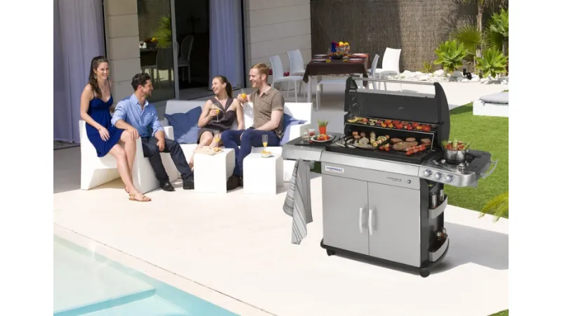 Barbecue a gas