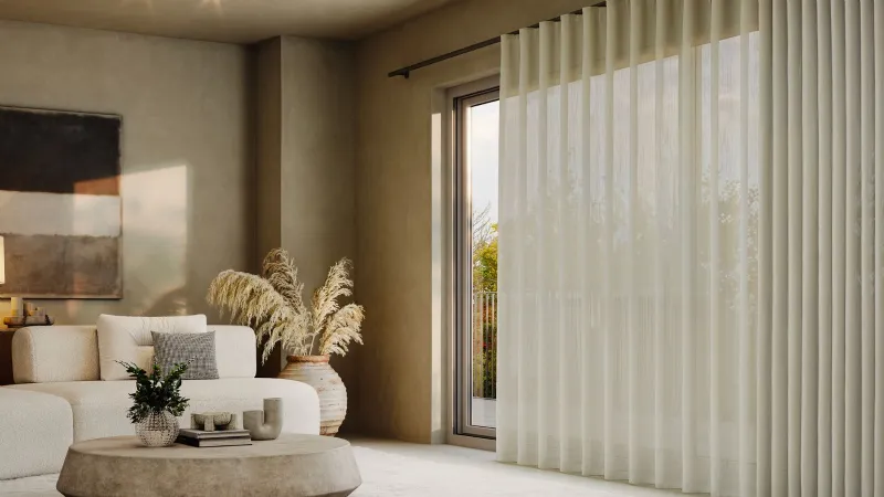 Round-Futura di Mottura, sistema per tende arricciate