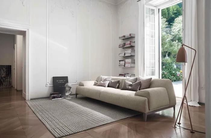 divano grigio bonaldo design