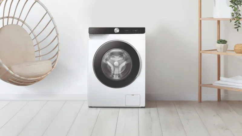 Lavatrice slim con AI Control di Samsung