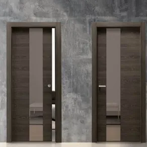 La porta in laminato Materik di Bertolotto finitura Bruno