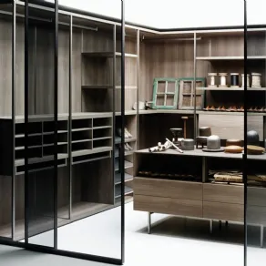 Antibes è la cabina armadio sartoriale e personalizzabile di Boffi