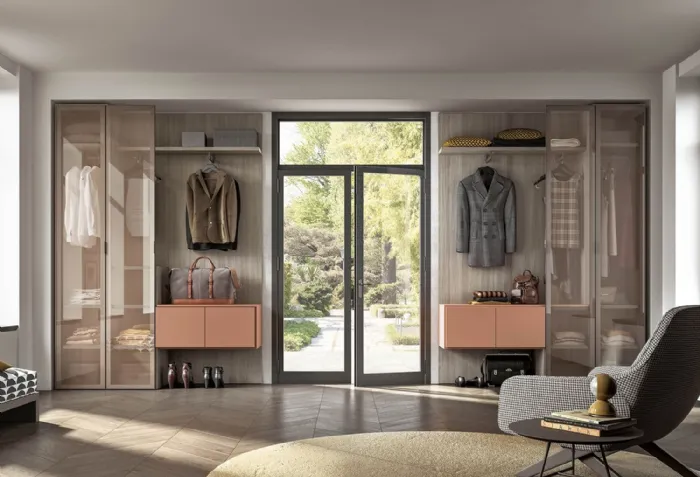 Cabina armadio Start componibile su misura di Clever