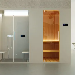 Cabine doccia attrezzate