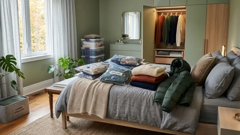 Proteggi i capi invernali dalla polvere