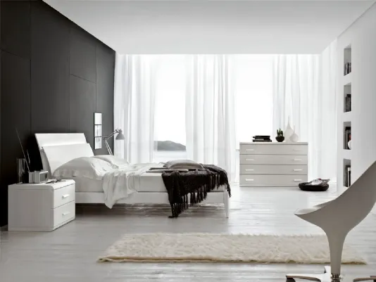 Camere da letto bianche