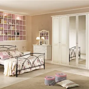 camera da letto tamburato bianco Adele Mondo convenienza