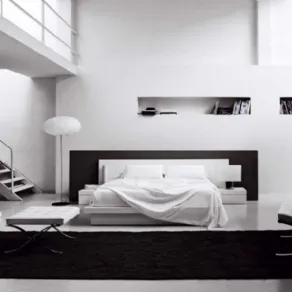 camera da letto minimalista