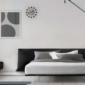 Stanza notte con letto Filo di Pianca dal design contemporaneo