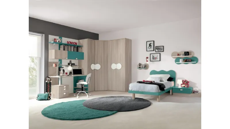 Camere da letto per ragazzi moderne