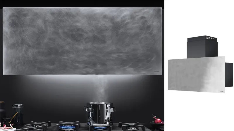 Cappa aspirante Unique parete di Barazza