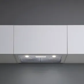 Cappa in acciaio inox a ionizzazione bipolare controllata ad incasso con illuminazione integrata E.ION® SYSTEM di Falmec