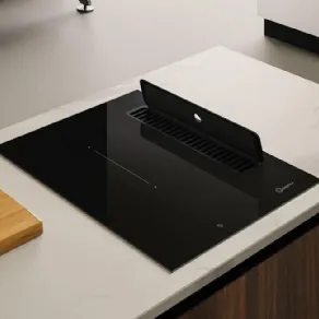 Kompatto di Esistyle, piano di cottura con cappa aspirante integrata a scomparsa