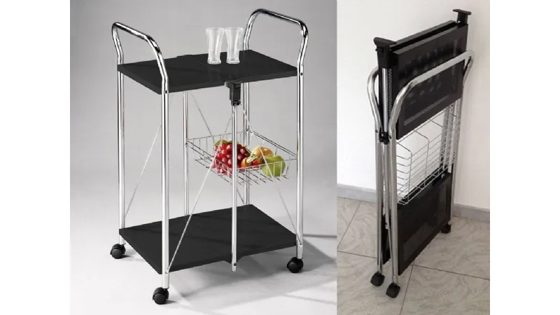 Esempio di carrello portavivande pieghevole