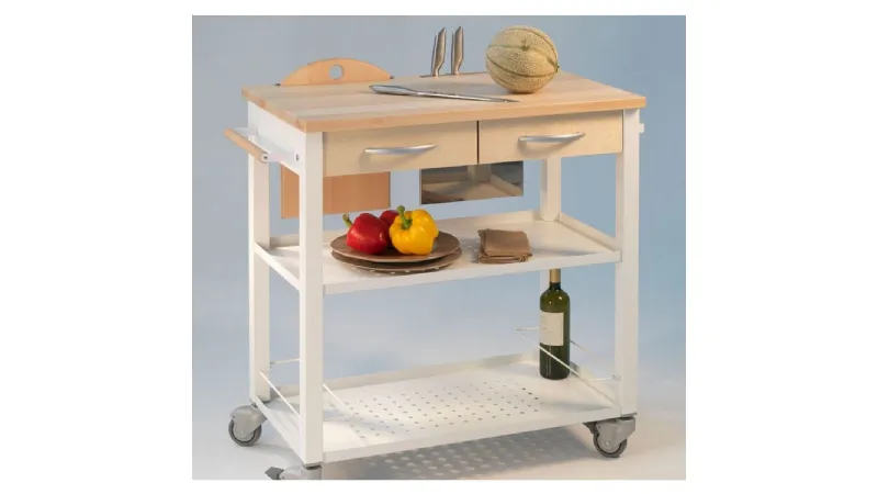 Carrello da cucina con ruote