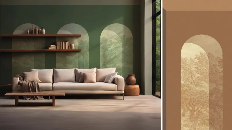 Portico - Collezione Giardini Segreti di Spaghetti Wall