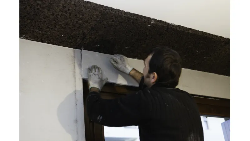 Esempio di pareeti di cartongesso utilizzate in una cucina dal design moderno