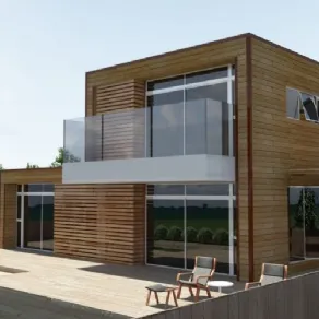 Casa in legno prefabbricata