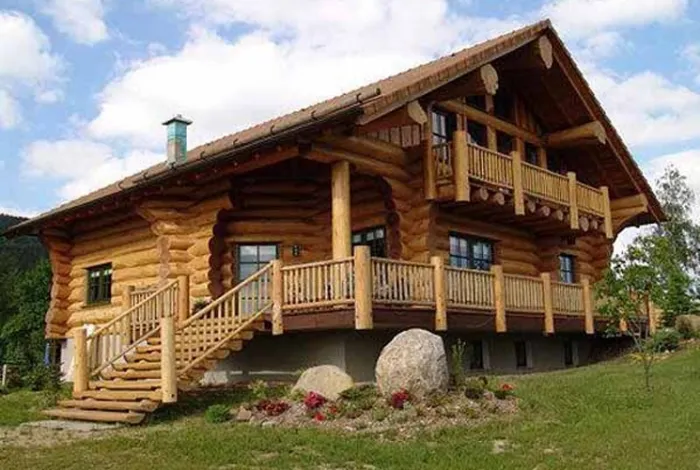 Casa di legno prefabbricata