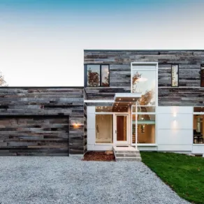 casa in legno moderna