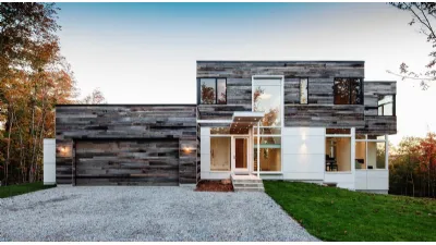casa in legno moderna
