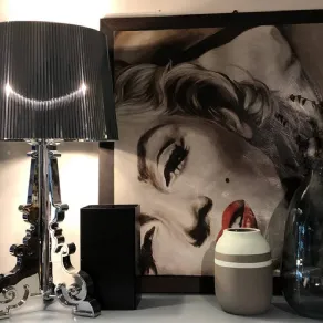 Complementi e accessori, lampada Bourgie Cromo Kartell