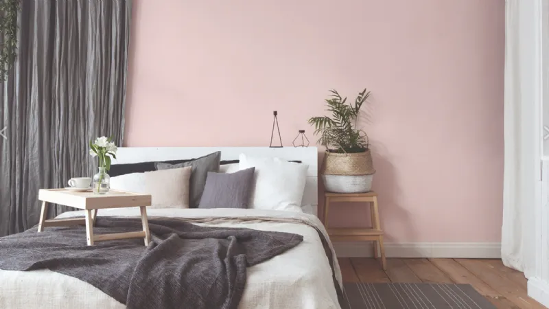 Zona notte moderna con parete Ducotone Fast di Duco