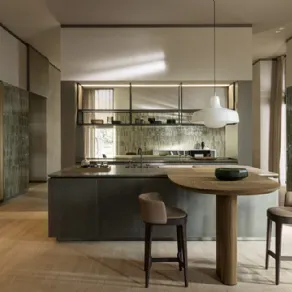 Cucina Intersection di Dada, gruppo Molteni, con certificazione di origine italiana