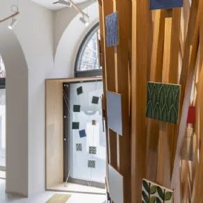 Flagship showroom Ceramiche Ragno interni (ph. Tiziano Sartorio)