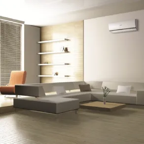 Un climatizzatore Panasonic al'interno di una casa