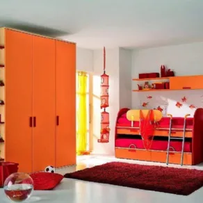 Cameretta arancione per bambini colombini