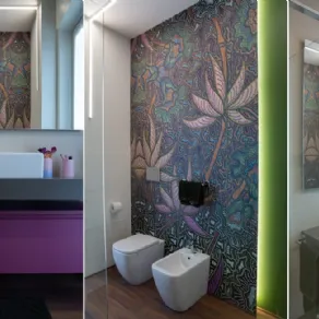 Bagno piccolo moderno ArchiDesginLab.com