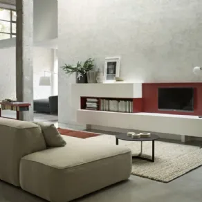 living moderno con elementi beige