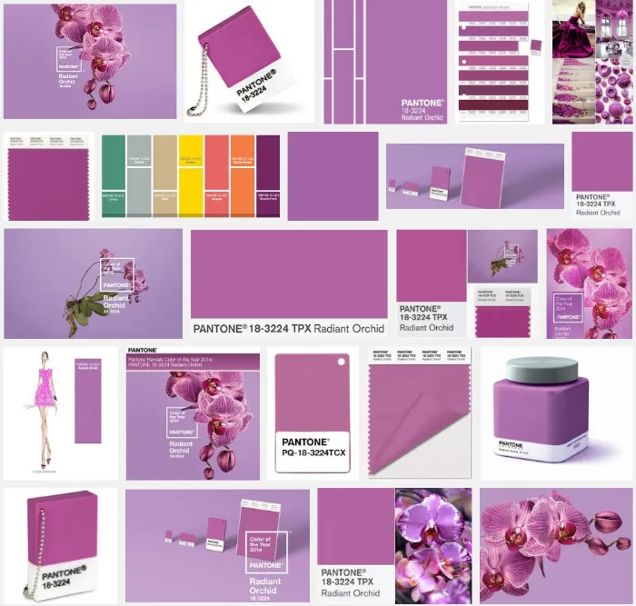 Il colore Pantone 2014 è Pantone 18-3224 Radiant Orchid