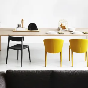 Calligaris, sedia Amélie e sedia Skin