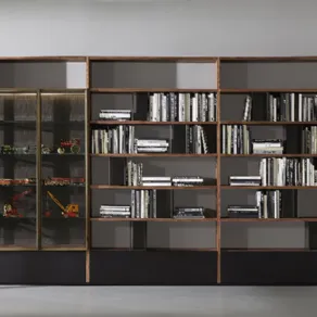 Libreria a parete System 2018 di Porro
