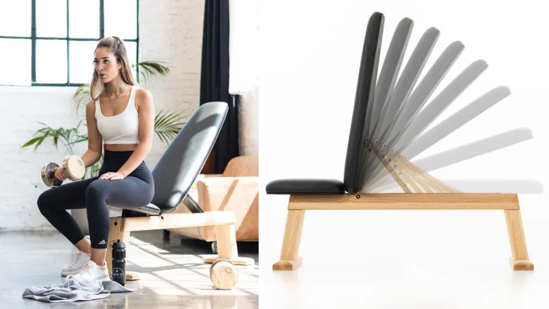 WaterRower Nohrd  - Panca in legno per pesi