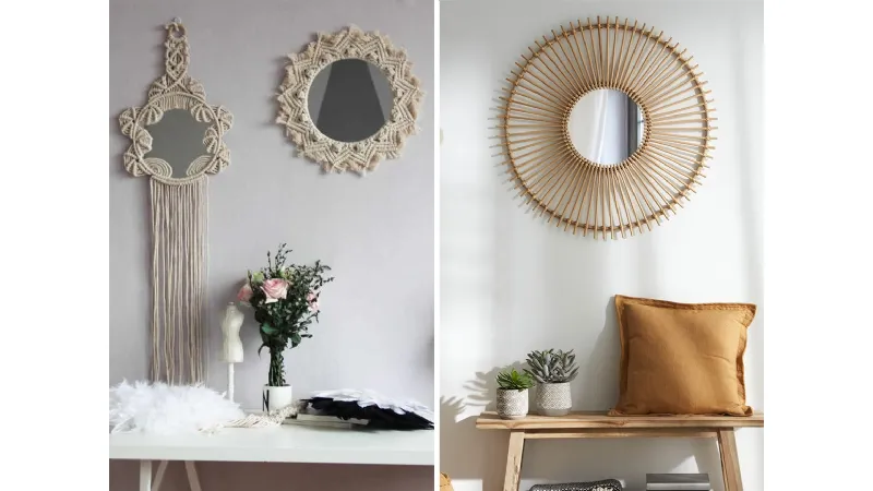 Macramé o rattan? Quale cornice si addice di più al tuo stile? Queste sono le ultime tendenze