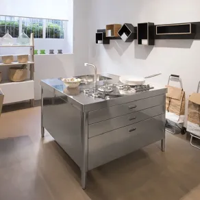 Isola Cucina 130 di Alpes Inox