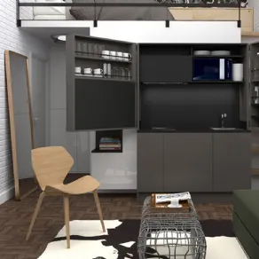 Cucina a scomparsa Pia Viss M di DizzConcept