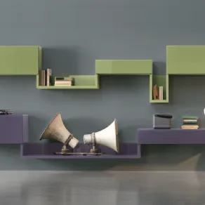 Idee mobili soggiorno  Libreria Linea Lago
