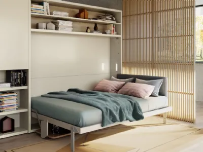 Letto matrimoniale a scomparsa Circe Board di Clei