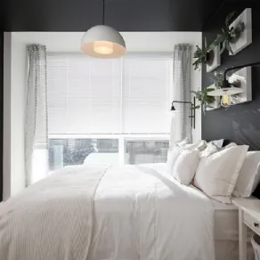 camera da letto piccola moderna