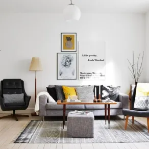 living in stile scandinavo