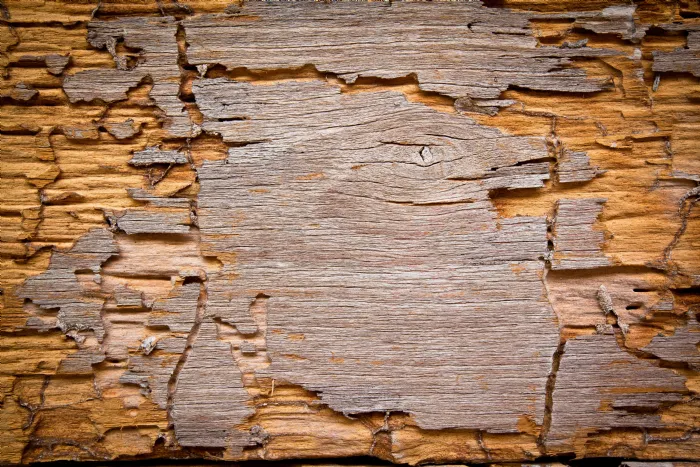legno rovinato dai tarli