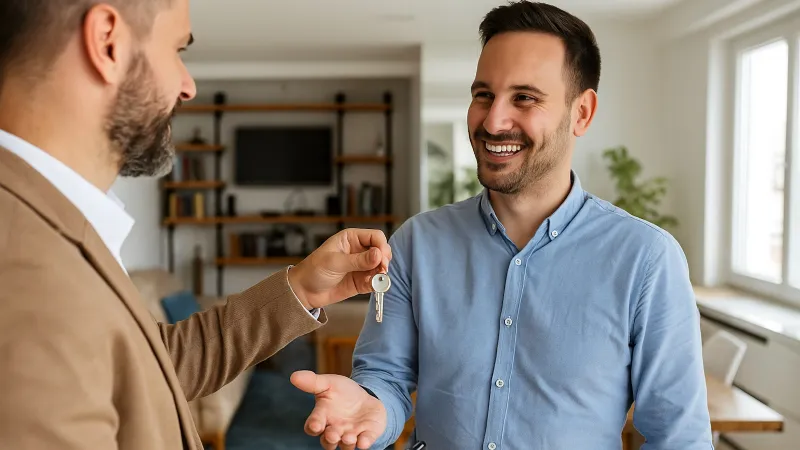 Consegna chiavi tra proprietario e affittuario