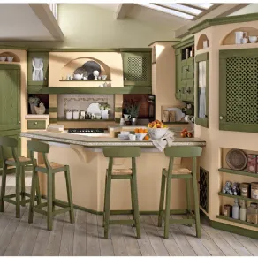 cucina country in muratura