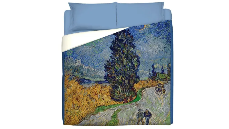 Manifatture Cotoniere 1946 - Van Gogh - Sentiero di notte con cipressi