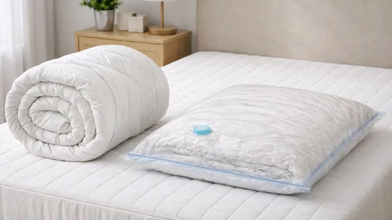 Addio piumone in primavera: come proteggerlo dalla polvere 