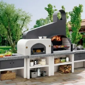 Barbecue in muratura da giardino
